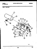BURNER, IGNITER AND VALVE Diagram and Parts List for 49-2351-23-01  Tappan Dryer