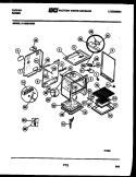 DOOR PARTS Diagram and Parts List for 30-3858-23-05  Tappan Range