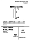 COVER Diagram and Parts List for FFU17F9HW0  Frigidaire Freezer