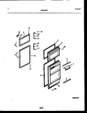 Part Location Diagram of 3202547 Frigidaire HANDLE-DOOR