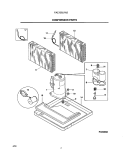 COMPRESSOR PARTS Diagram and Parts List for FAC103J1A2  Frigidaire Air Conditioner