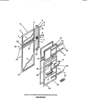 Part Location Diagram of 8000136 Frigidaire CONVERSION KITS, DOOR