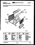UNIT PARTS Diagram and Parts List for A05LS1N1  Frigidaire Air Conditioner