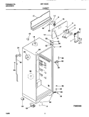 CABINET Diagram and Parts List for MRT18CSEY3  Uni Refrigerator