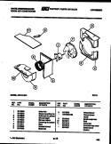 AIR HANDLING PARTS Diagram and Parts List for AS181L2X1  Frigidaire Air Conditioner