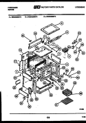 BODY PARTS Diagram and Parts List for REG433MDW3  Frigidaire Range
