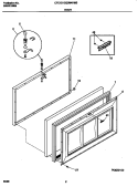 Part Location Diagram of 216057404 Frigidaire PANEL-INNER LID