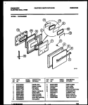 Part Location Diagram of 5303300949 Frigidaire LINER-DOOR BAFFLE