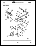 BURNER PARTS Diagram and Parts List for VG30AW3  Tappan Range