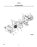 AIR HANDLING PARTS Diagram and Parts List for FAC064J7A5  Frigidaire Air Conditioner
