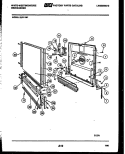 DOOR PARTS Diagram and Parts List for SU211MR1  Frigidaire Dishwasher