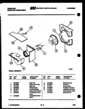 AIR HANDLING PARTS Diagram and Parts List for AR22NS5F1  Frigidaire Air Conditioner