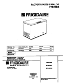 COVER Diagram and Parts List for FFC13D7HW1  Frigidaire Freezer