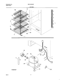 SYSTEM Diagram and Parts List for GFU14M3GW2  Gibson Freezer