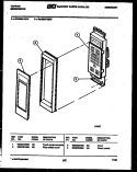 CONTROL PANEL Diagram and Parts List for 56-9389-10-16  Tappan Microwave
