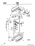 CABINET Diagram and Parts List for FRT18ISGHW1  Frigidaire Refrigerator