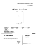 COVER Diagram and Parts List for FFU20F9HW2  Frigidaire Freezer