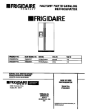 COVER Diagram and Parts List for FRS22ZRFD0  Frigidaire Refrigerator