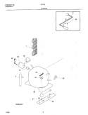 SYSTEM Diagram and Parts List for CF132  Frigidaire Freezer