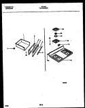 COOKTOP AND DRAWER PARTS Diagram and Parts List for 30-4982-23-01  Tappan Range