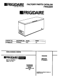 COVER Diagram and Parts List for FFC09M5CW1  Frigidaire Freezer