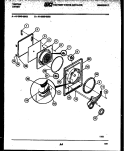 DOOR PARTS Diagram and Parts List for 47-2828-23-03  Tappan Dryer