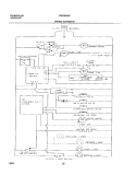 WIRING SCHEMATIC Diagram and Parts List for FRS23BH6CQ0  Frigidaire Refrigerator