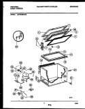 CHEST FREEZER PARTS Diagram and Parts List for MFC05M0AW0  Frigidaire Freezer