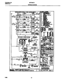 WIRING DIAGRAM Diagram and Parts List for MEF368CGS2  Frigidaire Wall Oven