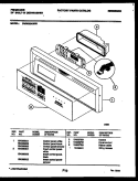 Part Location Diagram of 154088303 Frigidaire INSERT-CONTROL PNL