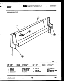 BACKGUARD Diagram and Parts List for CGC3M2WXC  Gibson Range