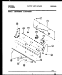 CONSOLE AND CONTROL PARTS Diagram and Parts List for MWX445RBD0  Frigidaire Washer