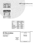 COVER Diagram and Parts List for FGS365ECH  Frigidaire Range