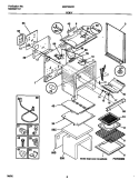 BODY Diagram and Parts List for MGF352CESB  Frigidaire Range