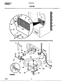 SYSTEM Diagram and Parts List for GFU16F7AW7  Gibson Freezer
