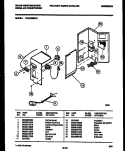 ELECTRICAL PARTS Diagram and Parts List for WAS183S2A1  Frigidaire Air Conditioner