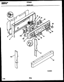 BACKGUARD Diagram and Parts List for FEF322BADA  Frigidaire Range