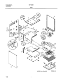 BODY Diagram and Parts List for GEF352BHDB  Gibson Range