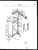 CABINET PARTS Diagram and Parts List for GTN198BH3  Frigidaire Refrigerator
