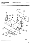 CONSOLE & CONTROLS Diagram and Parts List for WWX233RBS1  Frigidaire Washer