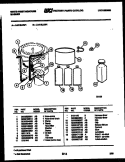 WASHER AND MISCELLANEOUS PARTS Diagram and Parts List for LA415LXD1  Frigidaire Washer