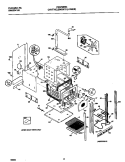 LOWER CAVITY / ELEMENTS Diagram and Parts List for FEB798WCCI  Frigidaire Wall Oven