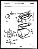 CHEST FREEZER PARTS Diagram and Parts List for TFC05M0AW0  Tappan Freezer