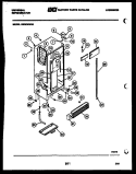 CABINET PARTS Diagram and Parts List for GSIW36AH2  Frigidaire Refrigerator