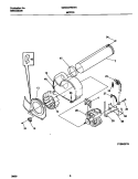 MOTOR Diagram and Parts List for GDG337REW1  Gibson Dryer