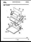 CONSOLE AND CONTROL PARTS Diagram and Parts List for DE27T3WAFC  Gibson Dryer