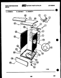 CABINET PARTS Diagram and Parts List for DC610EXD4  Frigidaire Dryer