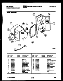 ELECTRICAL PARTS Diagram and Parts List for MH424F2SB  Kelvinator Air Conditioner