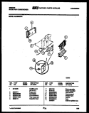 ELECTRICAL PARTS Diagram and Parts List for AL08B4EYA  Gibson Air Conditioner
