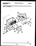 INNER PARTS Diagram and Parts List for RT114LLW6  Frigidaire Refrigerator